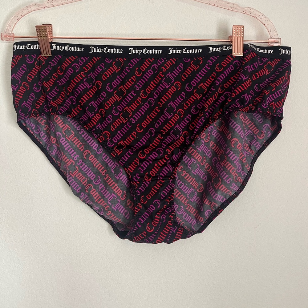 juicy couture logo plus size hipster underwear bundle set